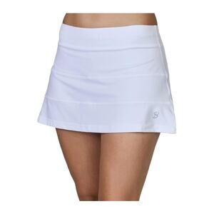 NWT Sofibella Women UV Colors 13in Tennis Skirt ,white-Size XL